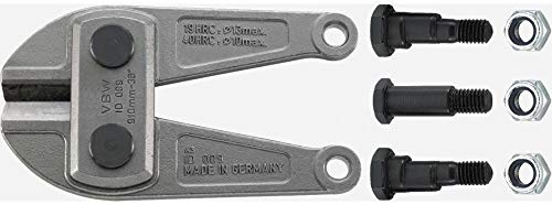 VBW 87980136 Messerkopf Bolzenabschneider WAGGONIT, komplett mit Schrauben, 610 mm 610mm, Silber