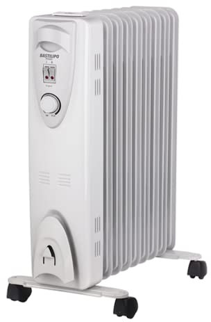 Bastilipo - Radiador de aceite compacto 1500W, 7 elementos, 3 potencias, RAC7-1500