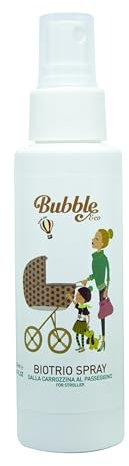 Bubble & Co Biotriospray - Spray desinfectante antimosquitos para capazos, cochecitos, tejidos y entornos de 100 ml
