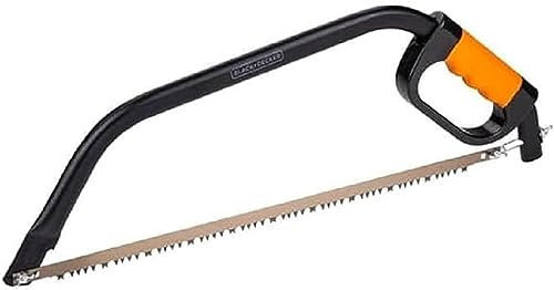 BLACK+DECKER Bügelsäge BXGTTO7032-21/ 53CM - Komfortgriff - stoßdämpfend - Knöchelschutz - Stahl - Schwarz/Orange