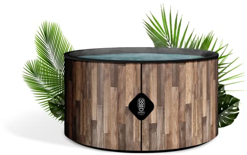 COCO SPA Nordik Spa Inflable – 150 cm de diámetro – 800 litros – Motor 2240 W – 2 a 4 personas – Masaje de 140 chorros