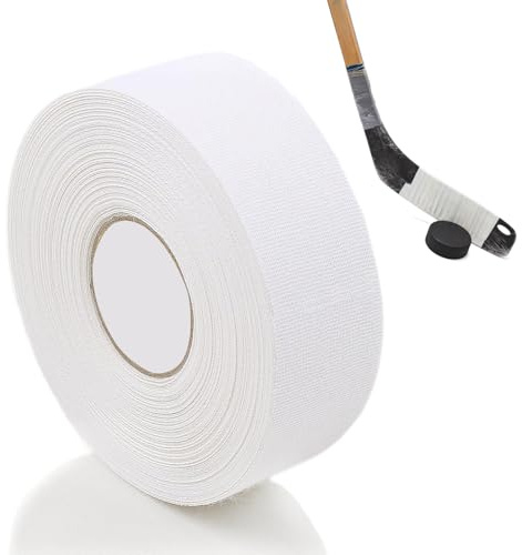 25 m x 25 mm Cinta Adhesiva Hockey, Antideslizante Cinta de Hockey, Autoadhesiva Cinta para Raquetas, Impermeable Hockey Tape para Raquetas de Bádminton, Palos de Golf, Raquetas de Tenis, BéIsbol