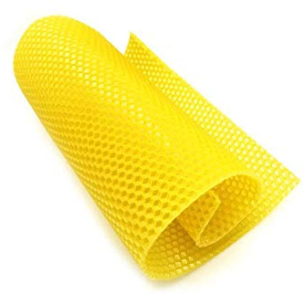 ausuky 10/30 Pcs Beeswax Sheets 90mm x 130mm 100% Natural Pure Beeswax Foundation Sheets Rolled Candle Kits (10 Pcs)