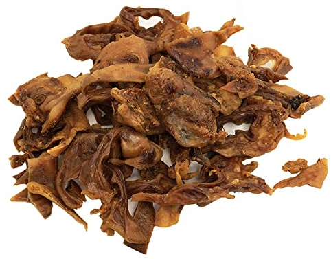 Snack Disidratato per Cani - Strisce di Orecchie di Maiale - 1 kg - 100% Carne di Maiale - Senza Cereali - Gengive Sane - Snack Cani - Prodotto in Spagna GESTPETFOOD