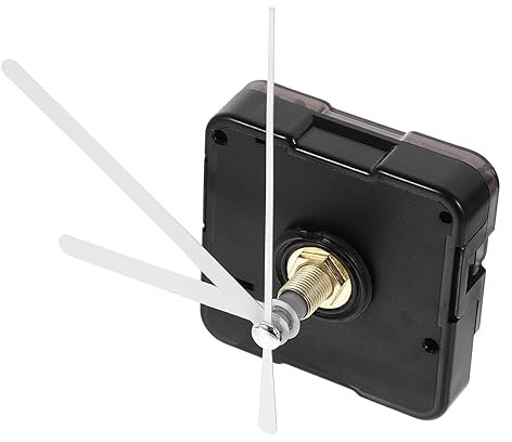 Artibetter Uhrwerk Uhrzeiger Für Eine Wanduhr Uhr-kit Zeiger Einer Wanduhr Zubehör Für Wanduhren Uhrenbausatz Uhrzeiger Mit Pendel Uhrzeiger Stumm Uhrenzubehör Teil Plastik Motor- Weiß