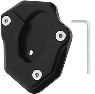 LT Easiyl Motorrad-Seitenständer Vergrößerter Fuß Verbreiterter Ständer Plattenpolster Motorrad-Seitenstütze Vergrößerter Halter Kompatibel mit Kawasaki Z650 Z9000RS Z900 Z1000