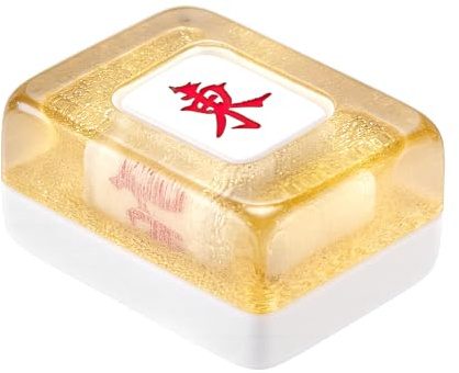DELORIGIN Mahjong Set de dés directionnels en acrylique pour Mah Jong chinois et américain - Accessoire de jeu pour les occasions professionnelles - Cadeau pour les amateurs de Mah Jong