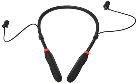 Sanpyl Neckband Headphones, BT 5.1 IPX5 Waterproof Noise Canceling Magnetic Auto Absorption Ergonomic Design, Earphones for Sports