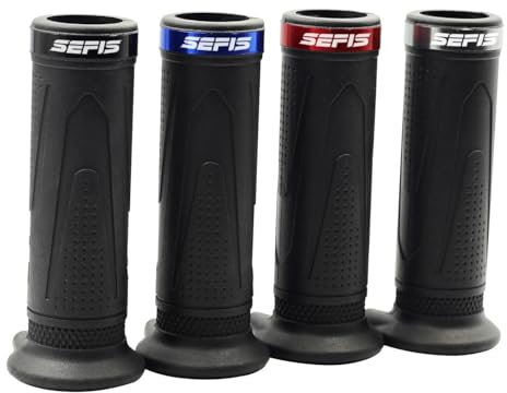 SEFIS Luxury Heizgriffe für Roller Honda ADV 350 / PCX 125 Motorrad Griffheizung Motorrad ATV zubehör Grips Sportgripp heizgriffe Motorrad 22mm griffheizung Quad (Schwarz)
