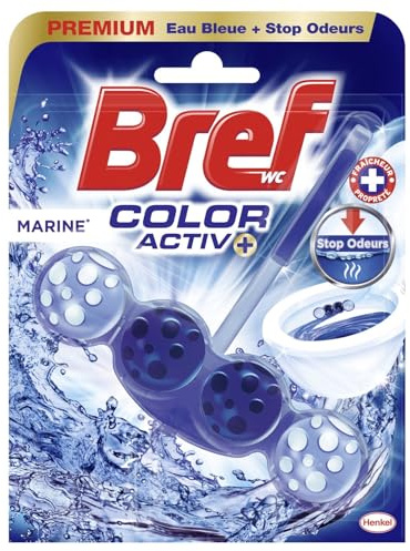 Bloc WC Marine Color Activ+ BREF WC - le bloc de 50g Lot De 4 - Par Lot