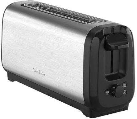 Moulinex LS5S0DE0 grille-pain 1 part(s) 1430 W Noir, Acier inoxydable