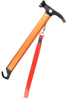 Ldabrye Martello da campeggio per tenda con pioli di rimozione del piolo, martello multifunzione per tende da esterno, martelli multifunzione per esterni
