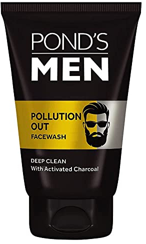 Men Pollution Out Activated Charcoal Deep Clean Facewash|| 100 g