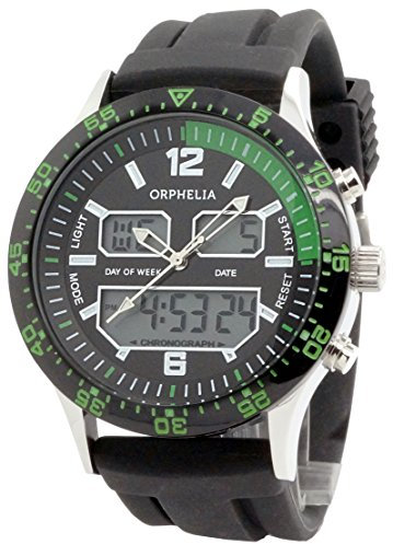 Orphelia Herren-Armbanduhr Blacksmith Analog-Digital Quarz Silikon