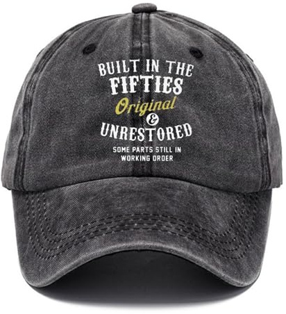 Vintage Baseball Cap for Men - Birthday Gift Cool Unusual Stuffs Ideas Caps for Mens Him Dad Uncle Grandad