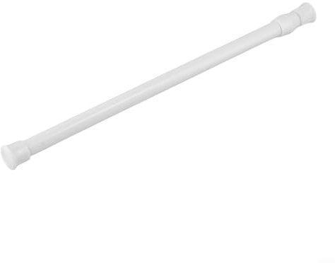 Bulevisiter Barra extensible telescópica para cortina de baño, cocina, ventana, 30-50 cm, 40-70 cm, 60-110 cm, metal ajustable (30-50 cm)