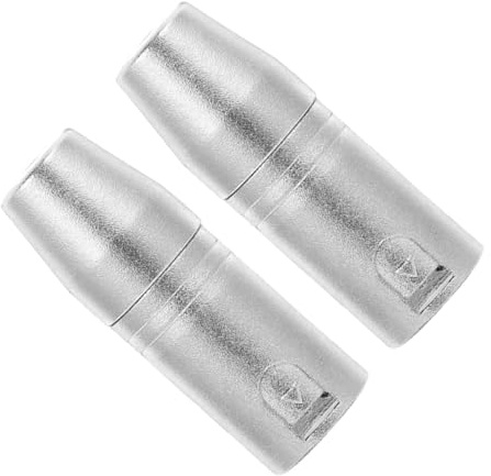 FONDOTIN 2 pièces Adaptateur Audio XLR Broches Mâle vers Stéréo Femelle Transmission Sonore et Plug and Play pour Amplificateurs et Microphones