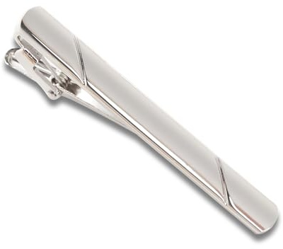 Tie Clip for Men, 2.32in Metal Business Tie, Men's Minimalist Tie Pins | Tie Clip Tie Bar Necktie Pins, Tie Pin for Business Wedding Party Daily Life Valentine's Day