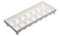 KitchenCraft Easy Release Ice Cube Tray, Stackable Ice Tray for Freezer, Plastic, 32 x 12 cm (12.5 x 4.5), White