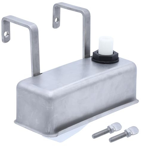 Agrarflora Einhänge-Schwimmerventil 1/2 Zoll - Universalschwimmer mit Edelstahlgehäuse - Tankschwimmer für Wassertanks und Behälter - Ventil mit Schwimmer für Weidetränken und Tröge