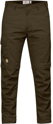 Fjällräven Karl PRO Zip-off Trousers M Pantaloni Sportivi, Dark Olive, 48 Uomo