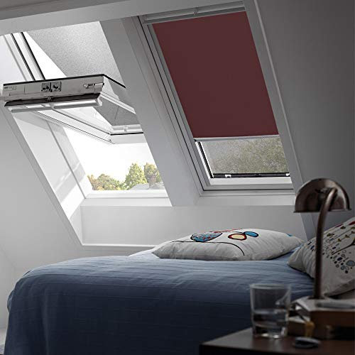 VELUX Verdunkelungsrollo für VL, VU, VKU/Y85/in Farbe Premium 4559/Uni Dunkelbraun//DKL Y85 4559S