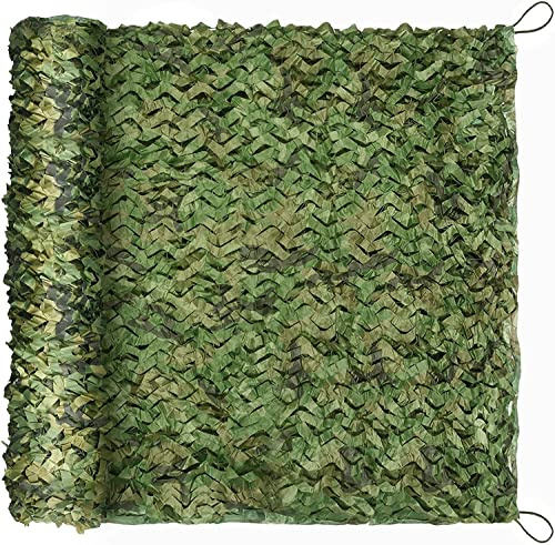 GIBZ Camo Netting Camouflage Netting Hunting Blind Nets, Sunshade Canopy, Tarp Fence Net for Party Decoration, Photograph, Camping and Car Cover, 3x3m