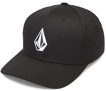Volcom Herren Full Stone Flexfit Hat Cap, schwarz, L