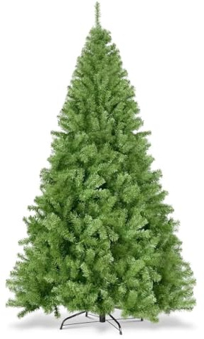 Tannenbaum künstlich 180 cm - Weihnachtsbaum grün - naturgetreue Nordmanntanne - täuschend echt mit Ständer ((180cm-PREMIUM))