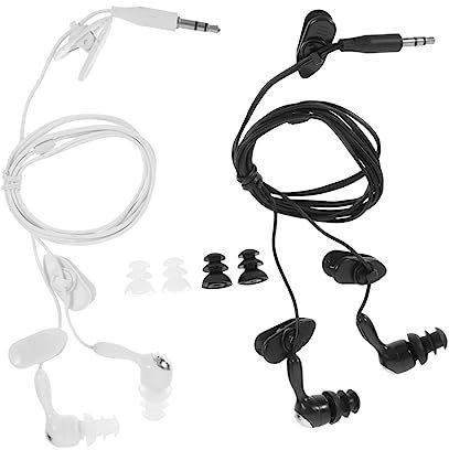 HOMSFOU 2Pezzi Auricolari Impermeabili per Comodi Tappi per Orecchie per Sport Acquatici Protezione Contro e Infezioni per Nuotatori e Amanti