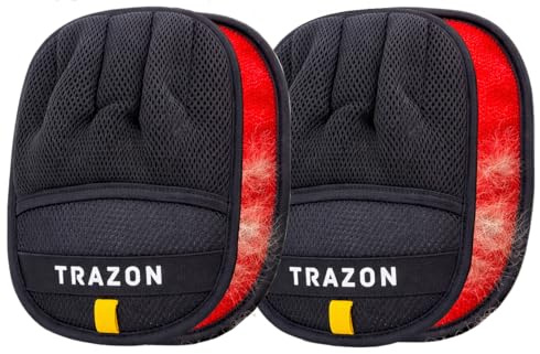 Trazon Pet Hair Removal Gloves 2 Pack – Electrostatic Pet Hair Removal Mitt for Cats & Dogs – Magic Brush Pet Hair Remover & Reusable Lint Brush Alternative for Couch, Furniture, Clothes & Car Seats