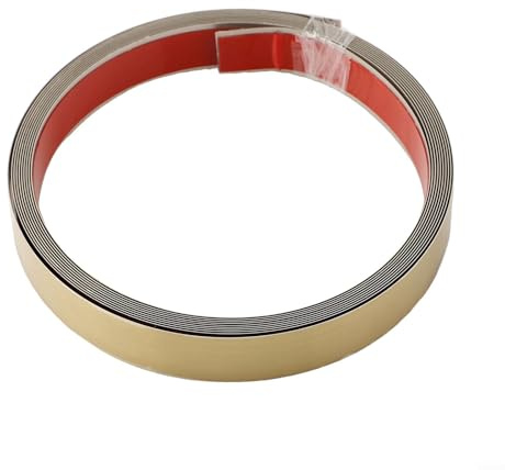Flexibelt gör-det-själv-väggklistermärke i metall på en 5 m rulle som passar perfekt för att anpassa ditt hems utseende och känsla (guld)
