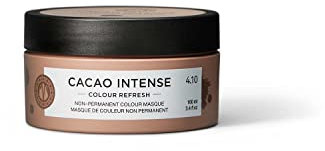 Maria Nila Colour Refresh, Cacao Intense 3.4 Fl Oz, Brown Hair Mask, Semi-Permanent Pigments, 100% Vegan & Sulfate/Paraben free