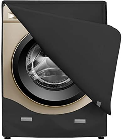 Washer/Dryer Cover,Washer and Dryer Covers，Washine Machine Cover for Waterproof and Dustproof Thickening Front-Loading Machine（Black-1Pack）