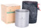 iBasingo 450ml Titanium Double-Walled Cup Cold Hot Insulated Tea Coffee Cup Ultralight Metal Drinking Mug Durable Portable Tableware for Outdoor Camping Hiking Backpacking Picnic Daily Used Ti3030D