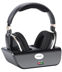 Daysnew Optical Wireless Headphones for TV Watching, Over-Ear Headphones for Seniors with Charging Dock and Volume Control, Plug and Play