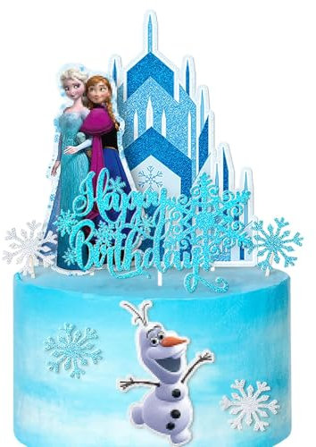 Cake Topper, 8 PCS Decorazioni Torta Compleanno, Decorazione di Torte per Ragazze, Topper Torta di Buon Compleanno, Decorazioni Compleanno per Feste per Bambini, Feste a Tema, Baby Shower (A)