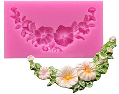 Morning Glory Moule à gâteau en silicone Motif vigne Rose