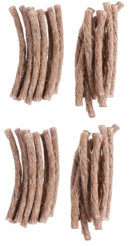 Homoyoyo 40pcs Fire Starter Wick Cord Survival Rope for Camping and Outdoor Cooking Material Essential Hiking Tool Outdoor Enthusiasts