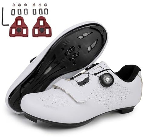 FANSU Chaussure Velo Route Homme, Chaussures Cyclisme Hommes, Unisexe Chaussures Cyclisme compatibles avec Look SPD SPD-SL Delta Cleats