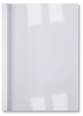 GBC LinenWeave Thermal Binding Covers, 1.5mm, 15 Sheet Capacity, A4, White, Pack of 100, IB386305