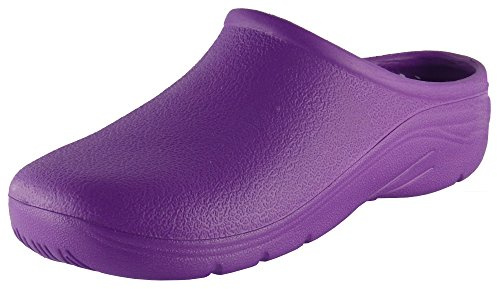 BRIERS Mens & Womens Garden Clogs Size 4-11, Purple 6