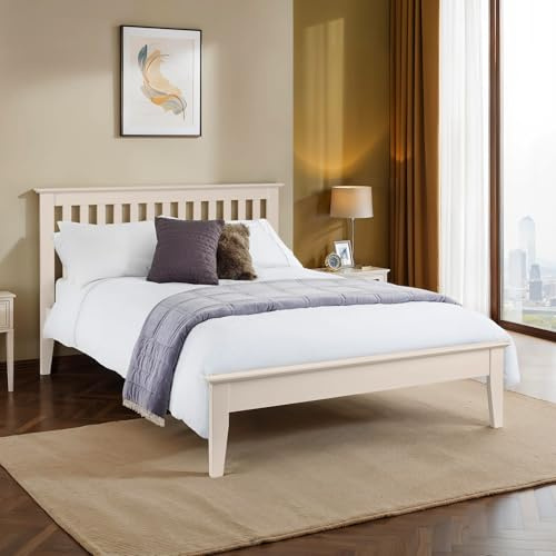 Julian Bowen Salerno Bed, Ivory, King
