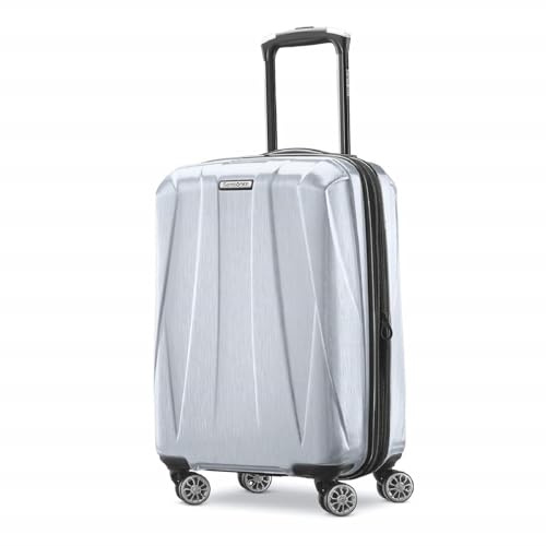 Samsonite Centric 2 Hardside Expandable Luggage with Spinner Wheels, Silver, Carry-On 20-Inch