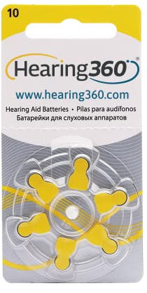 30 Pile Modello 10 Giallo (PR70) - 5 Confezioni da 6 Batterie per Apparecchi Acustici 1,45V - Pile Acustiche Rayovac Varta Extra