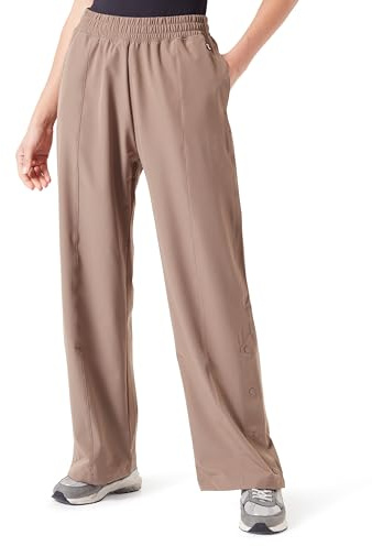 Champion Legacy American Summer W-Water Repellent Jacquard Twill Straight Hem Pantaloni da Tuta, Grigio Fango, XL Donna
