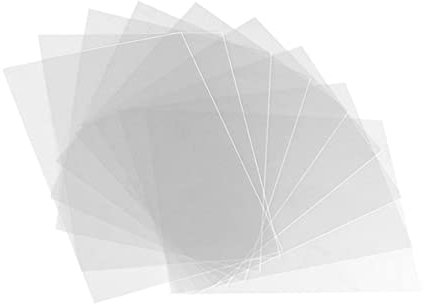 COSMEVIVI 10 Stück Transparente Kunststoffplatten 30x20cm Acrylplatten Für Bastelprojekte Fotorahmen Malerei Und Dekorationen Klare Plakatkarton Für Selbstgemacht Kunsthandwerk