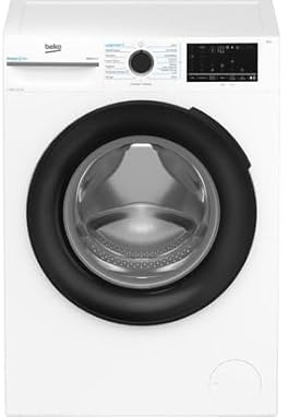 Beko BM3WFU410411B Lave‑linge Frontal 10 kg, 15 programmes, 1400 trs/min, Classe A, SteamTherapy, IronFast, Blanc