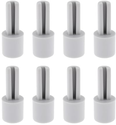 LT Easiyl 8PCS Potentiometer Lengthening Shaft Grey Plastic Extension 10mmX25mm Suitable For Mixer Potentiometer Electric Guitar