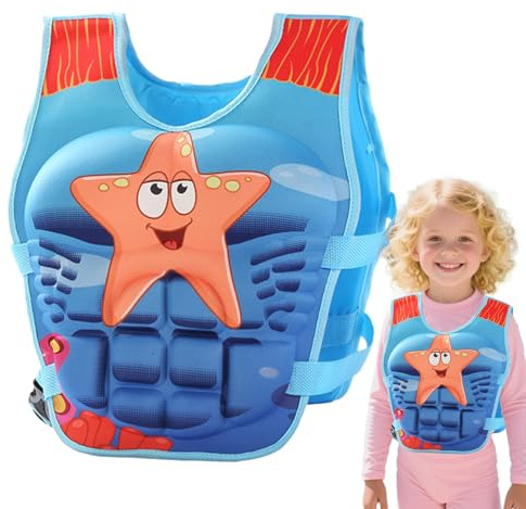 Chaleco De Natación Para Niños Pequeños - Chaleco Flotador Infantil Moderno Para Niños | Neopreno Chaleco Flotador Bebe | Traje De Baño Para Niños Y Niñas De 2 A 10 Años, Accesorios De Entrenamiento D